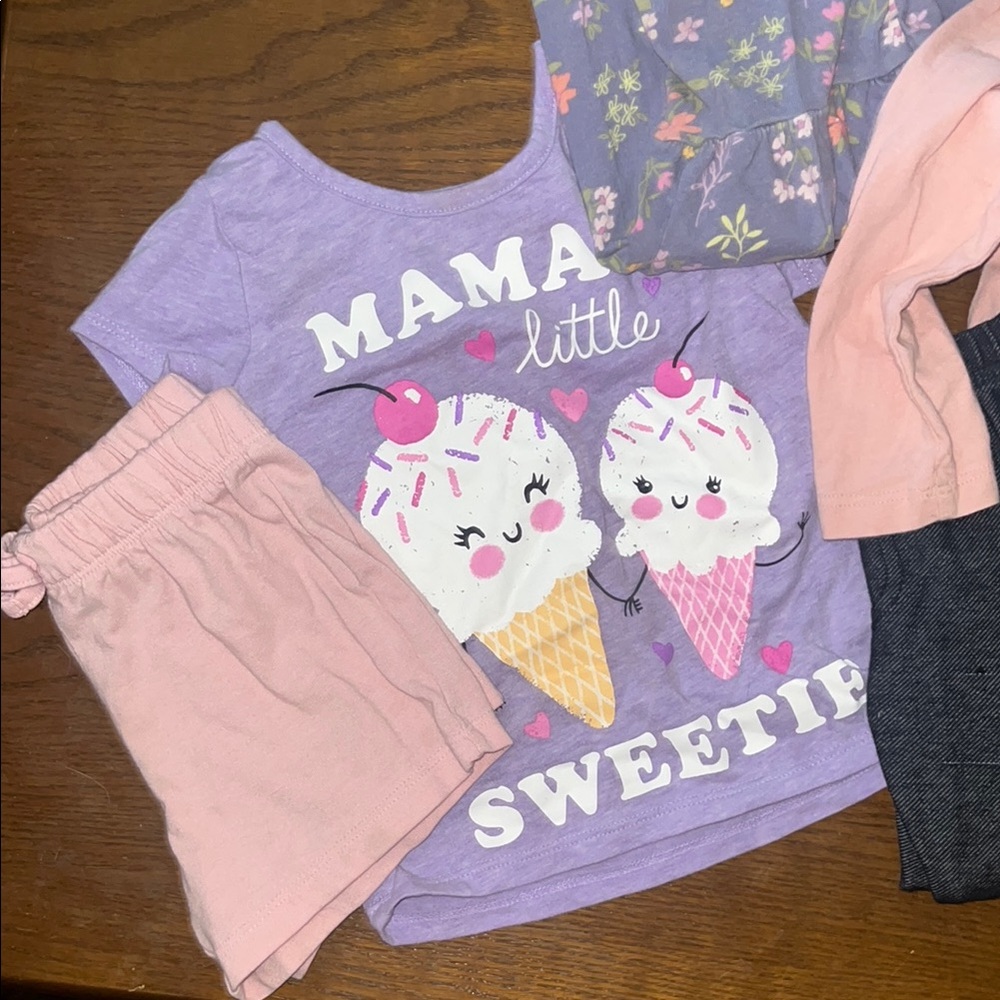 4 outfits and a dress!
